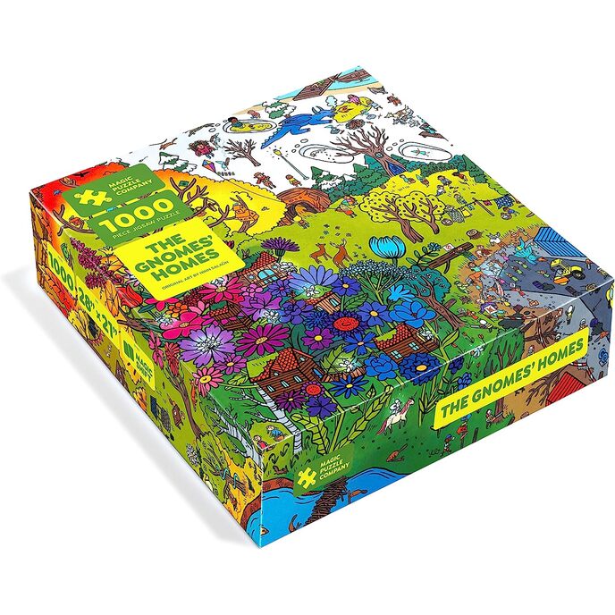 The Gnomes' Homes • 1000 Piece Jigsaw Puzzle from The Magic Puzzle Company • Series Three